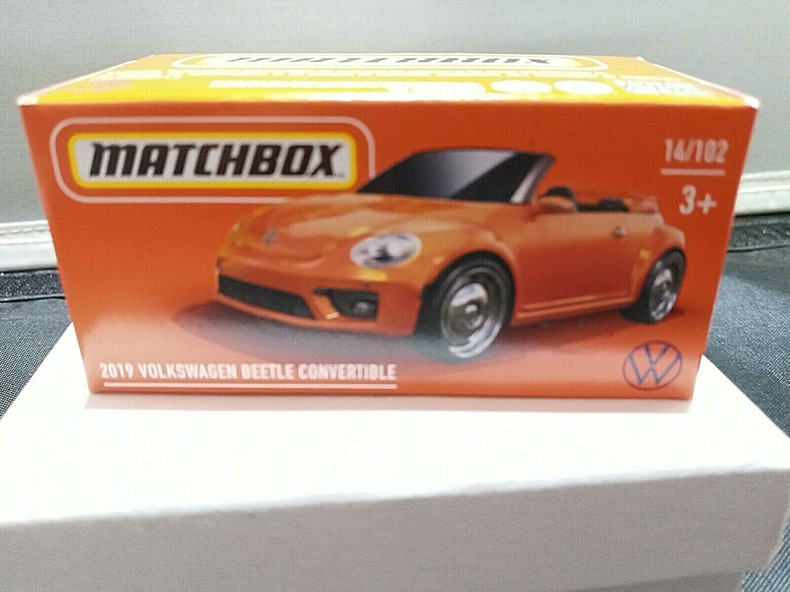 2022 Matchbox Power Grabs 2019 Beetle Convertible Boxed Diecast New Release