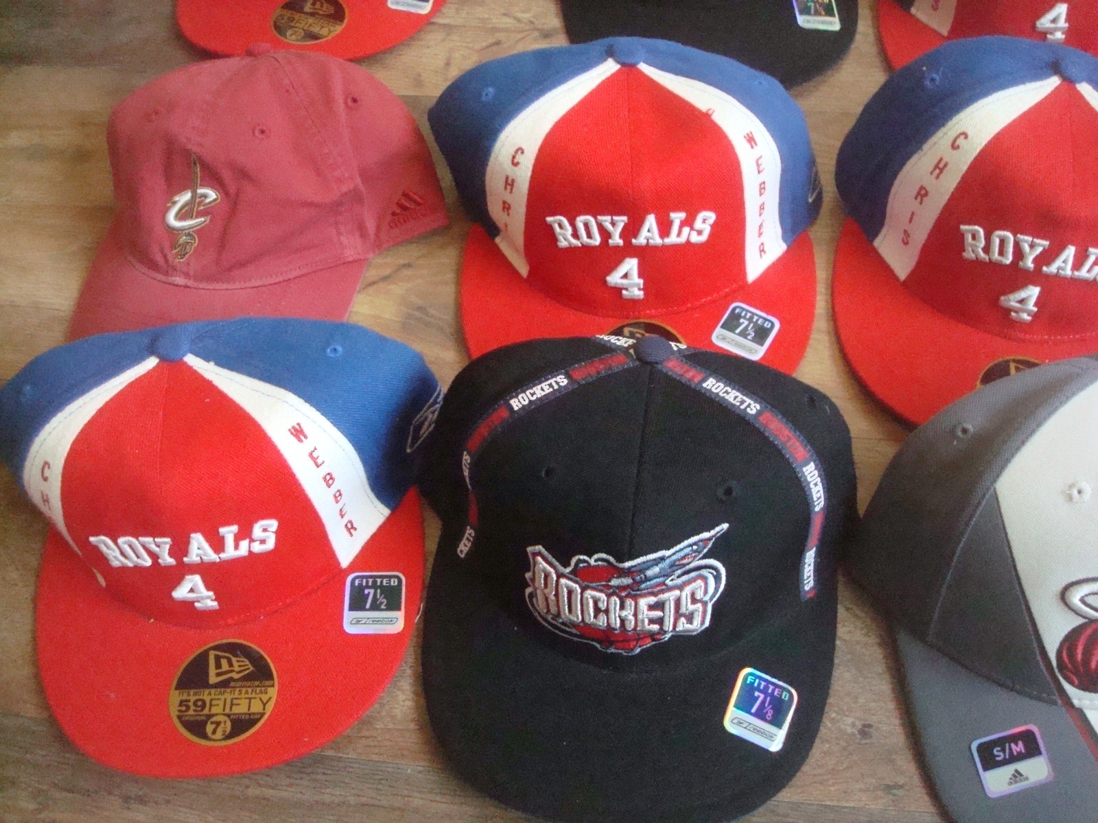 12HAT NEW REEBOK NBA FITTED 90S WHOLESALE LOT HATS 00S Y2K VINTAGE FITTED