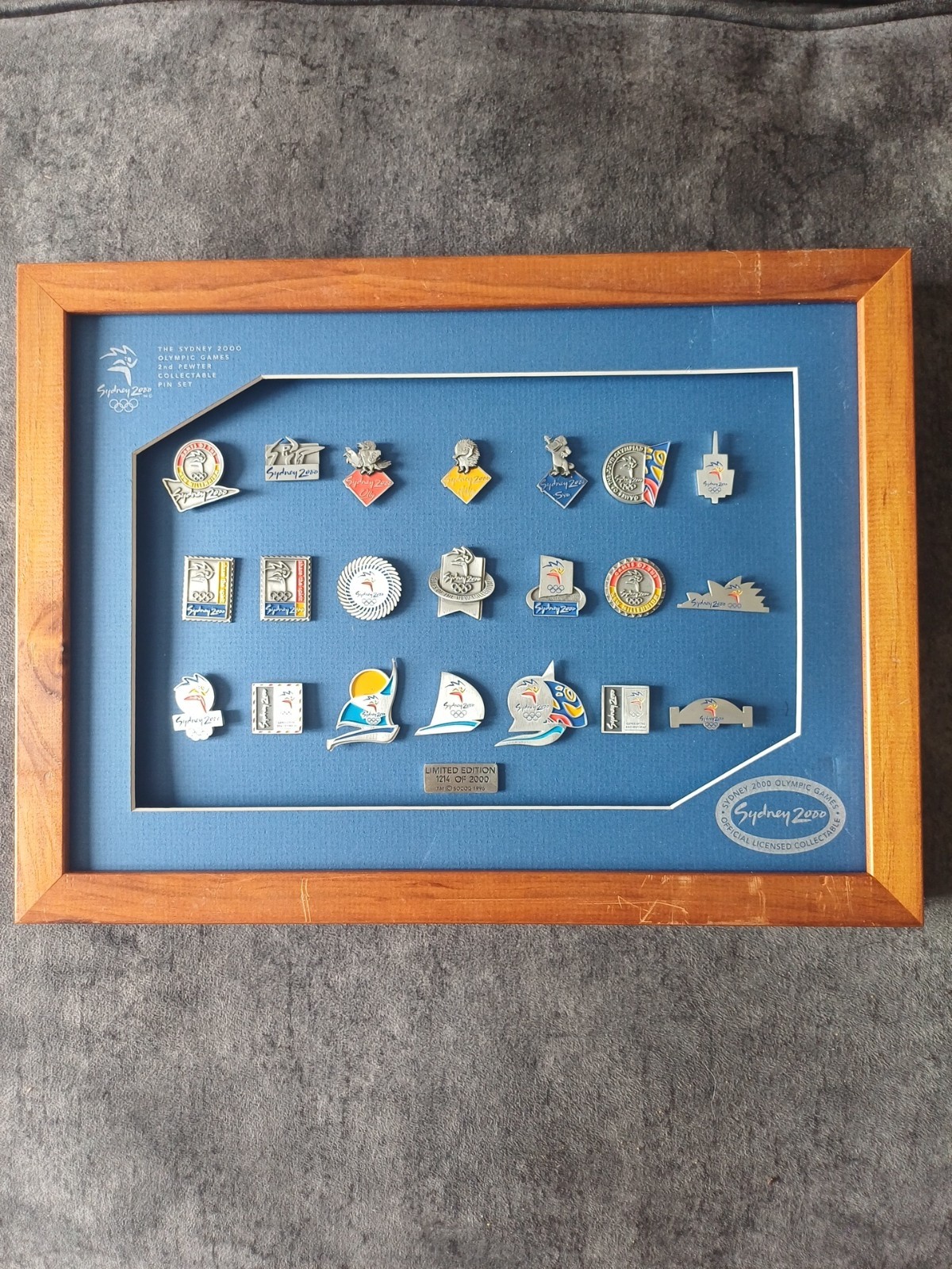 Sydney 2000 Olympics Pewter Pin Collection Edition No 1214 of 2000 Collectible