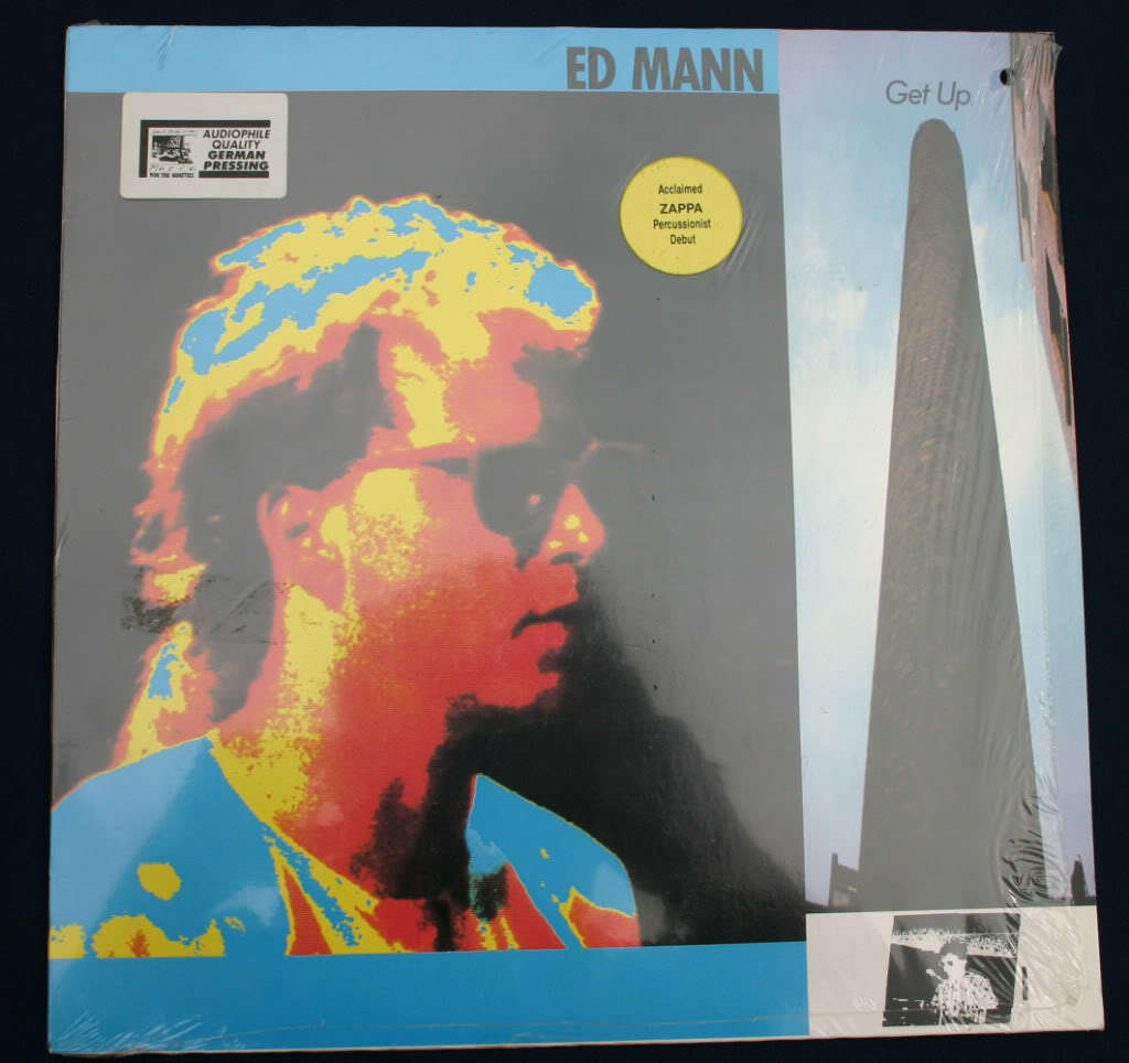 Ed Mann (Frank Zappa Percussionist) – GET UP – 1988 Germany Audiophile LP MINT