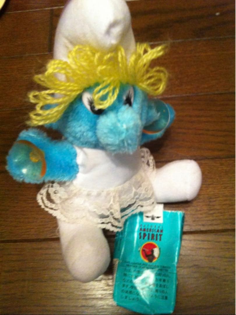 The Smurfs Movie Antique Smurfette Girl SMURF Showa Retro Miscellaneous Plush