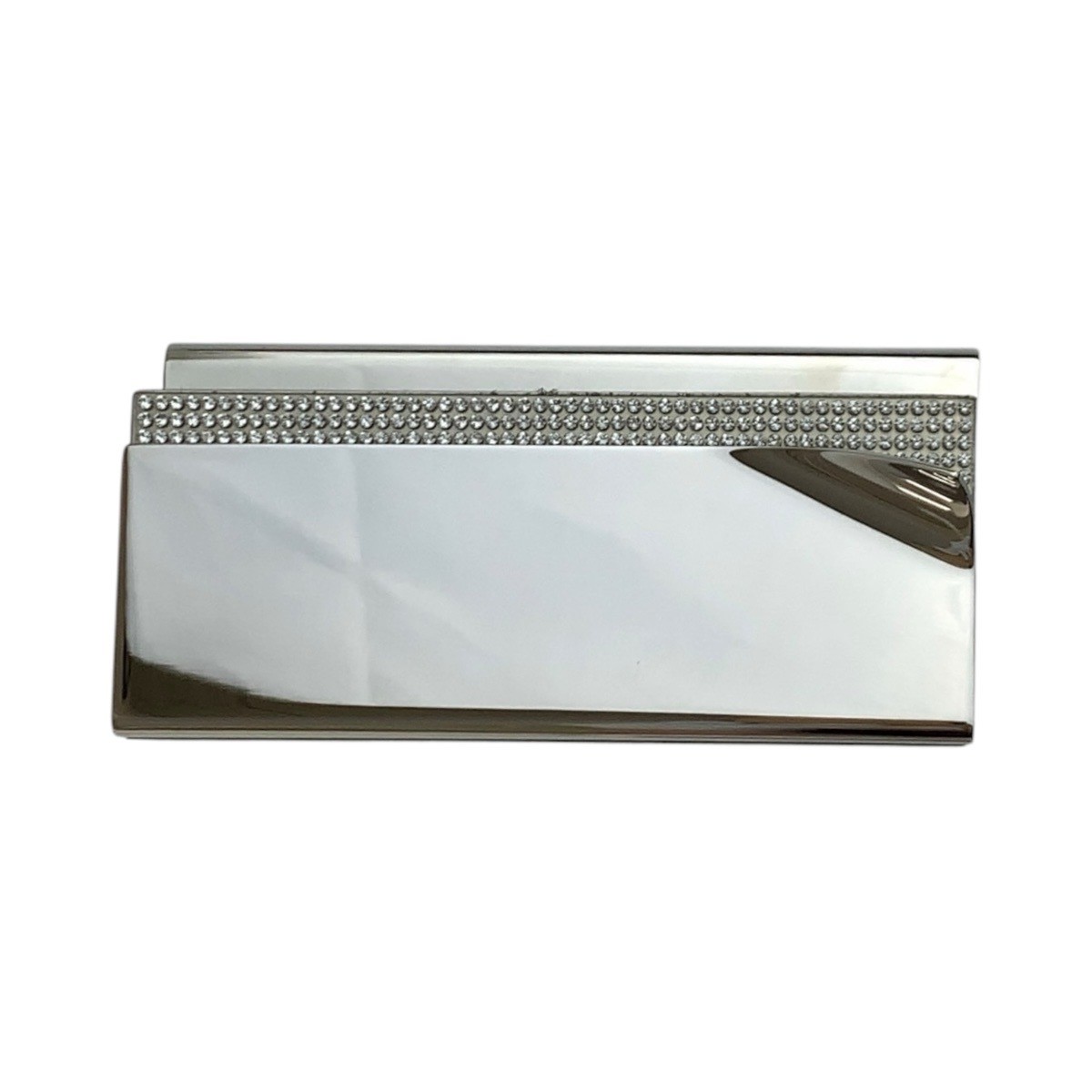 SWAROVSKI Card holder, business card holder stainless steel/crystal