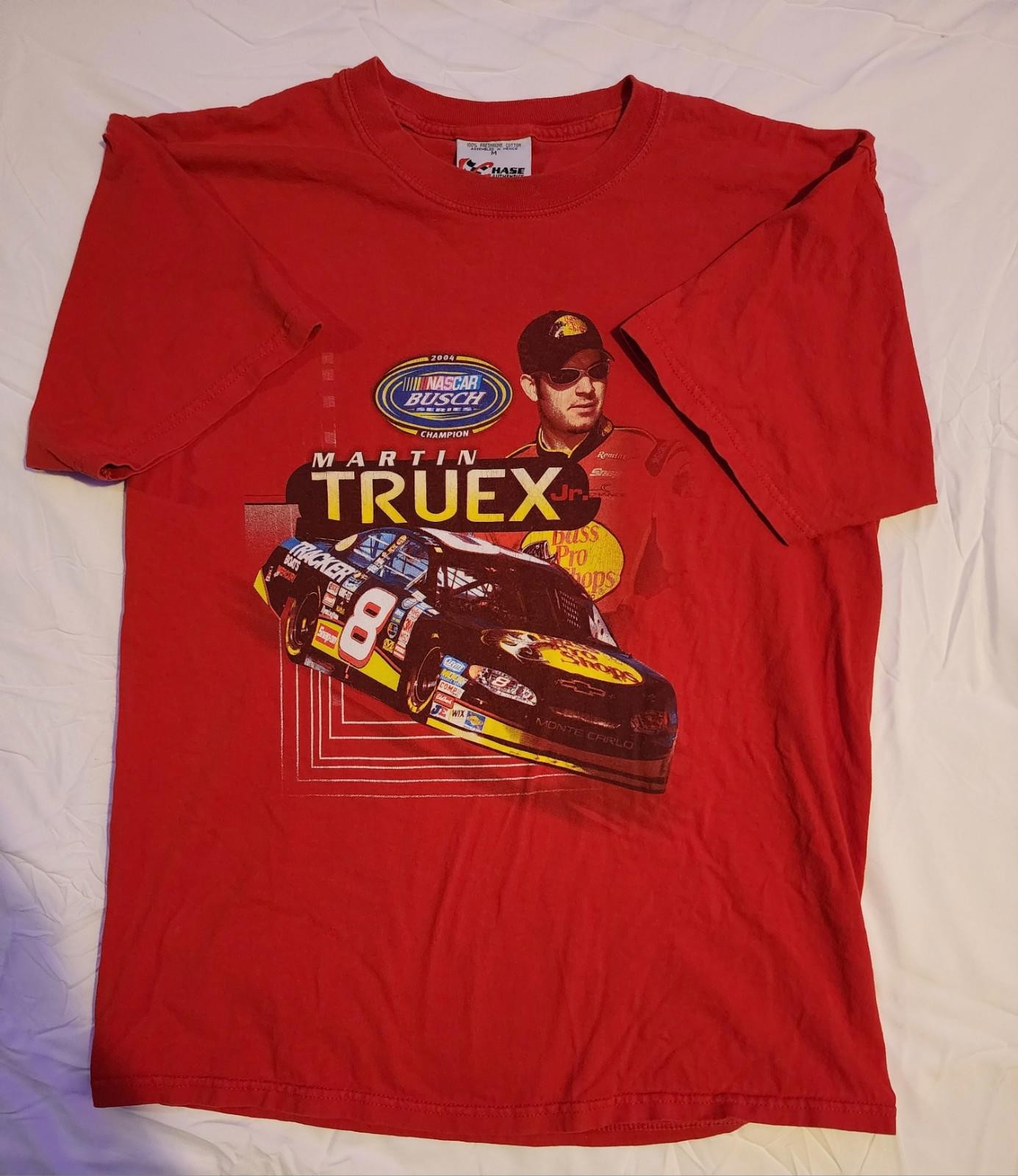 Early 2000s Martin Truex #8 Nascar Racing Tee. Mens Size Medium