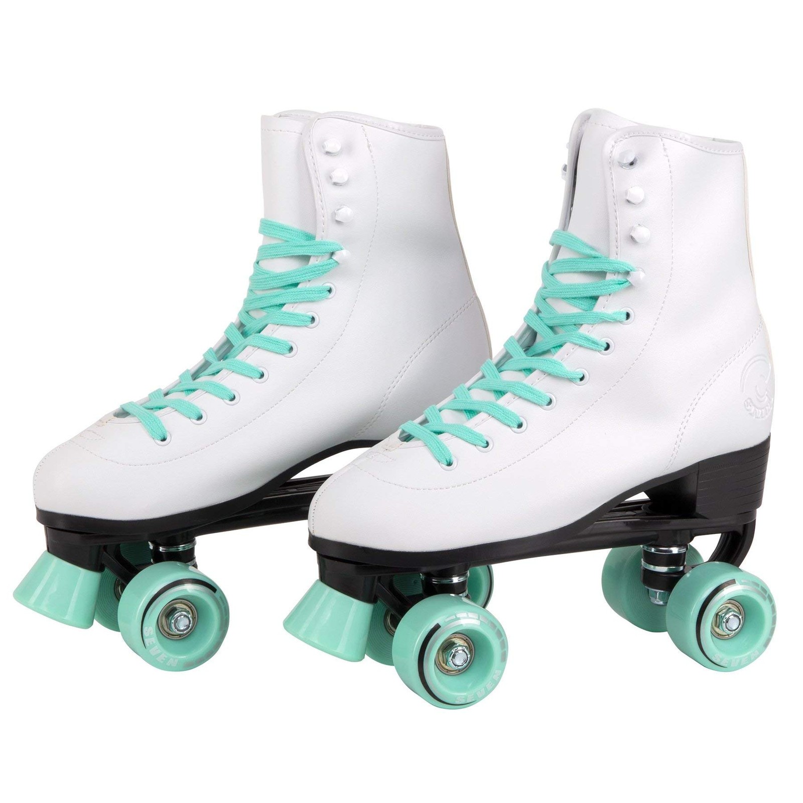 C SEVEN C7skates Quad Roller Skates | Retro Design (Mint, Women’s 10 / Men’s 9)