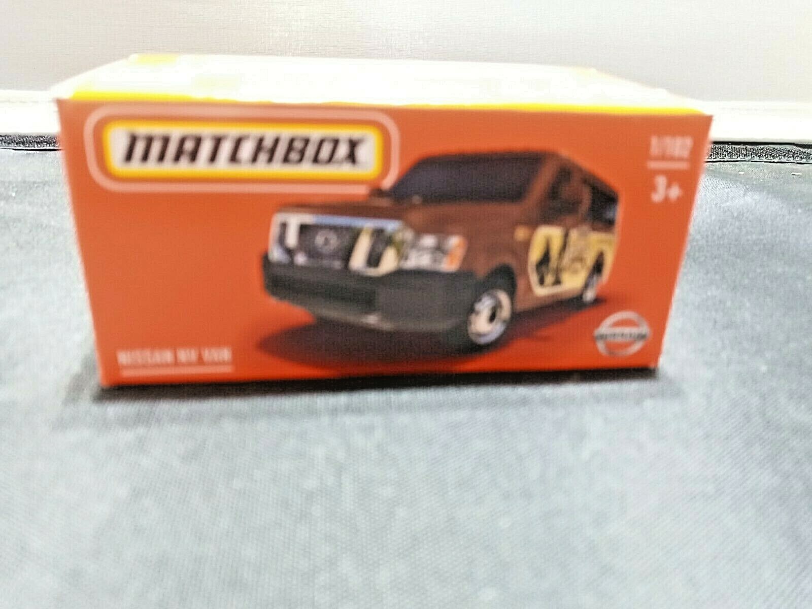 2022 Matchbox Power Grabs Nissan NV Van 1/102 Boxed Diecast New Release