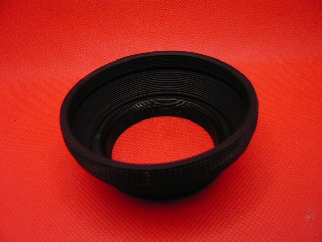 55mm Rubber Lens Hood, standard collapsible. NOS.