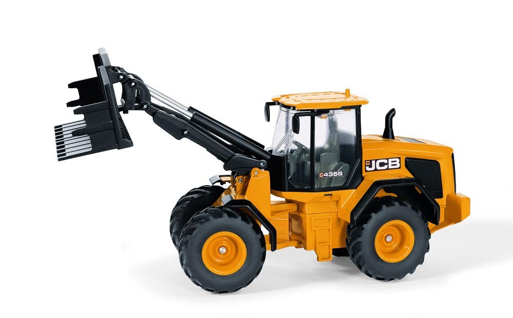 Siku 1:32 3663 JCB 435S Agri Wheel Loader Orange Front Construction Model