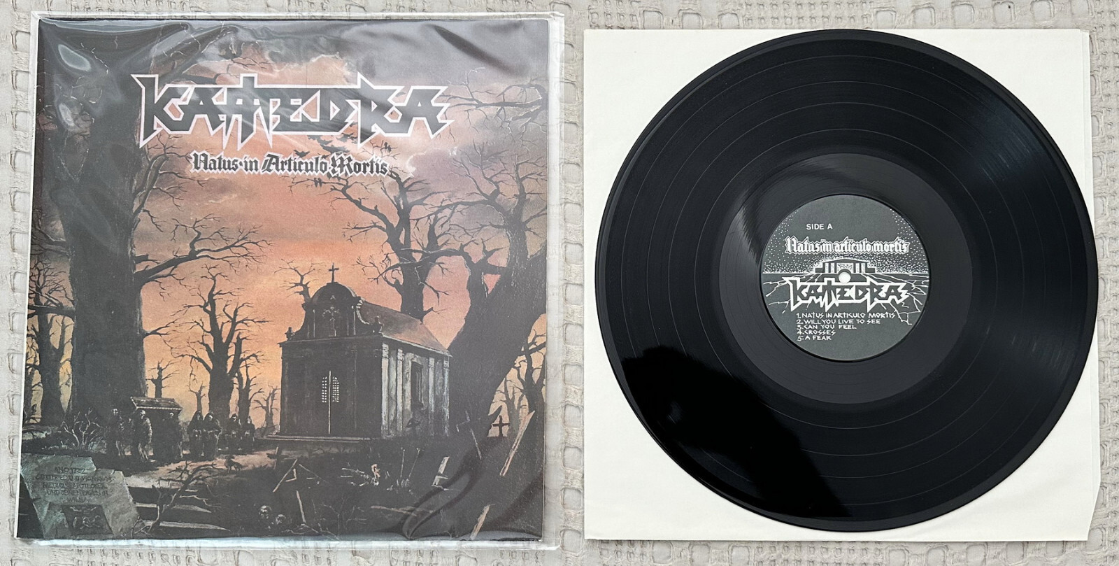 KATEDRA CATHEDRAL Lithuanian Heavy Speed Thrash Metal – 2 Albums LPs 1990 & 1993