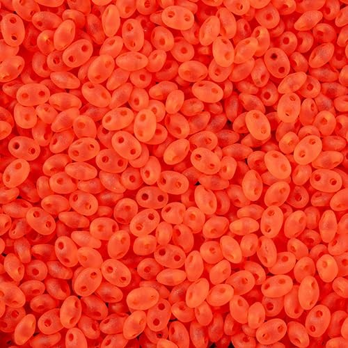 Matubo Czech Miniduo 2-Hole 50g, Hyacinth Matt