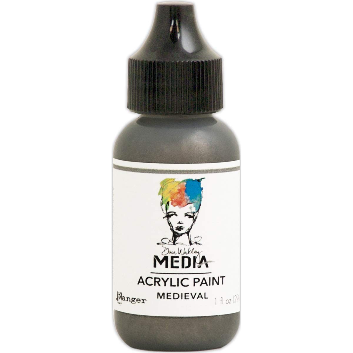 Ranger Body Metallic Acrylic Paint 1oz Medieval Metal Multicolor Functional Mini