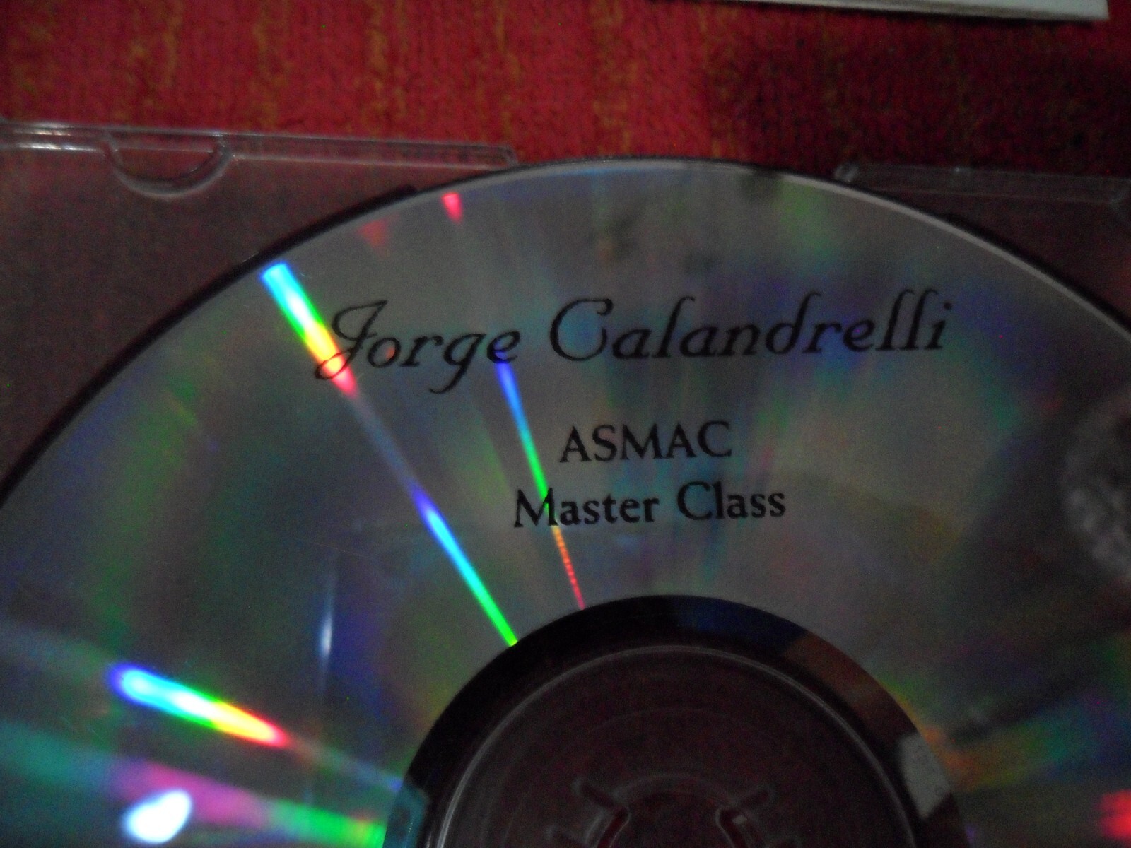 JORGE CALANDRELLI ASMAC MASTER CLASS 2001 PROMO CD CELINE DION STREISAND “RARE”