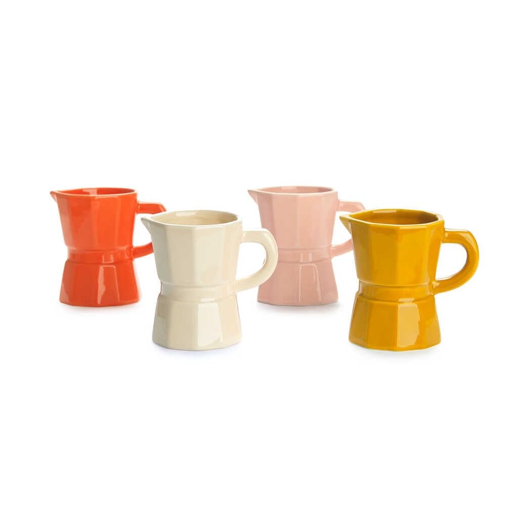 Balvi Coffee Cup Set Moka Italian Ceramic Coffee Maker Design Cups