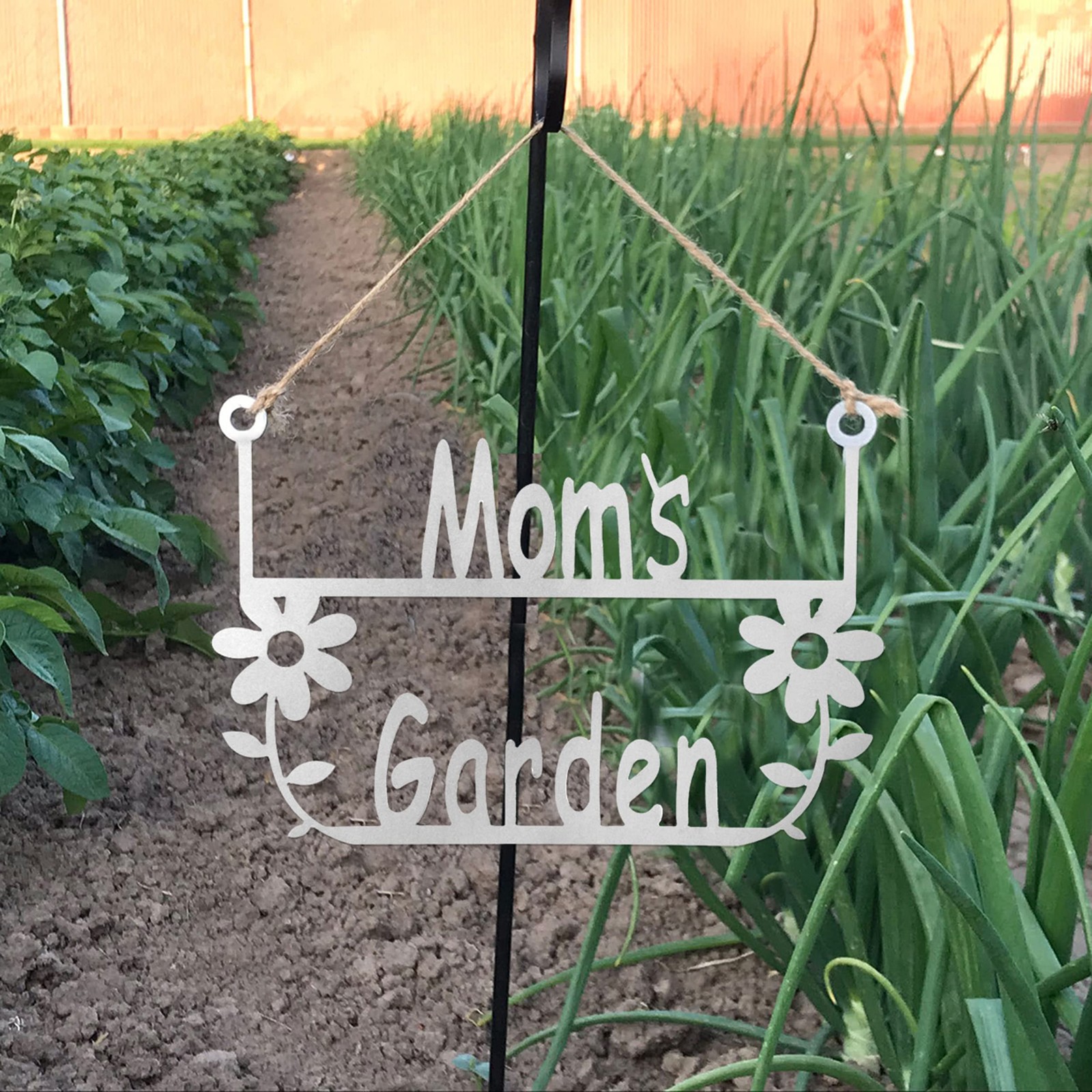 ROCC Rusted Orange Craft Garden Hanger Mom Grandma Outdoor Sign Decor