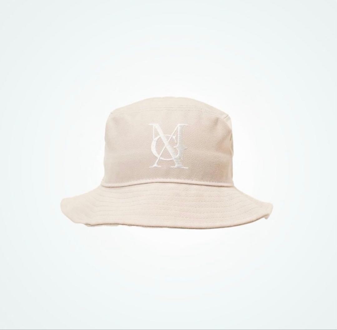 Mrs GREEN APPLE x SNKRDUNK Era Bucket Hat MGA Logo Beige Pins Included