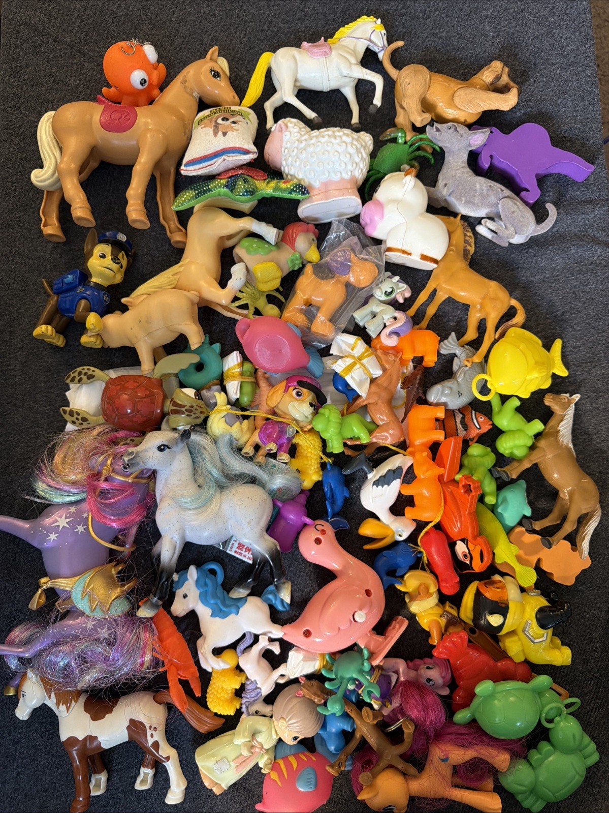 Junk Drawer Random Toy Lot Animals, Horses & More