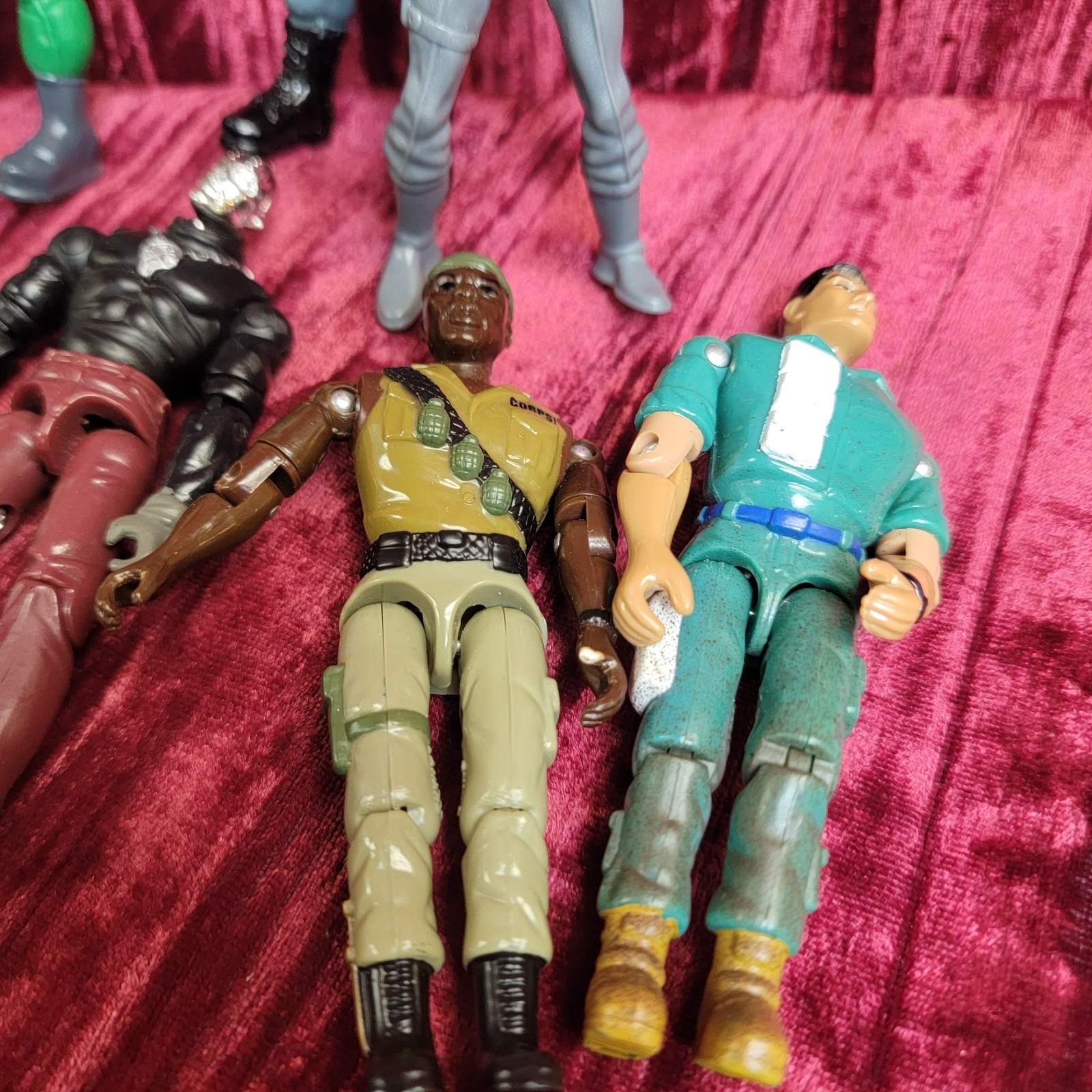 Vintage Toy TOYS Lot ACTION FIGURE AS FOUND HEMAN HERO SPIDEY GI JOE MIXED +