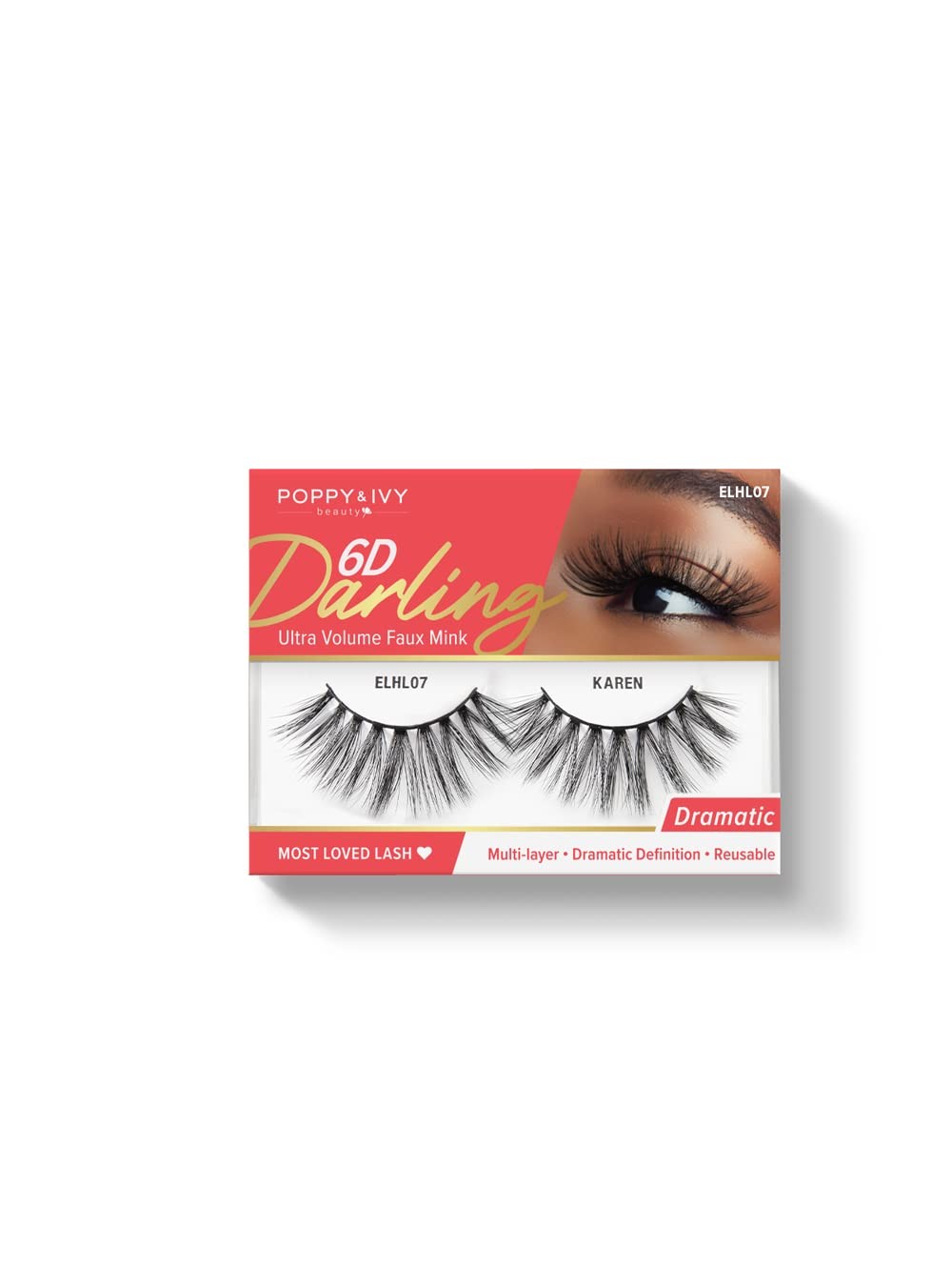 Poppy & Ivy 6D Darling Lashes – Dramatic (Karen)