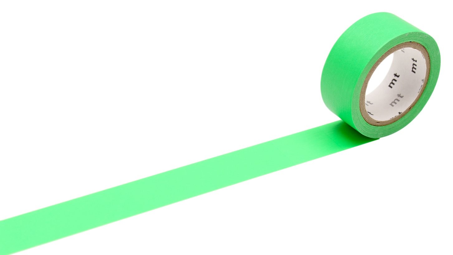 MT MTFC1P05Z Fab Washi Masking Tape – Fluorescent Green