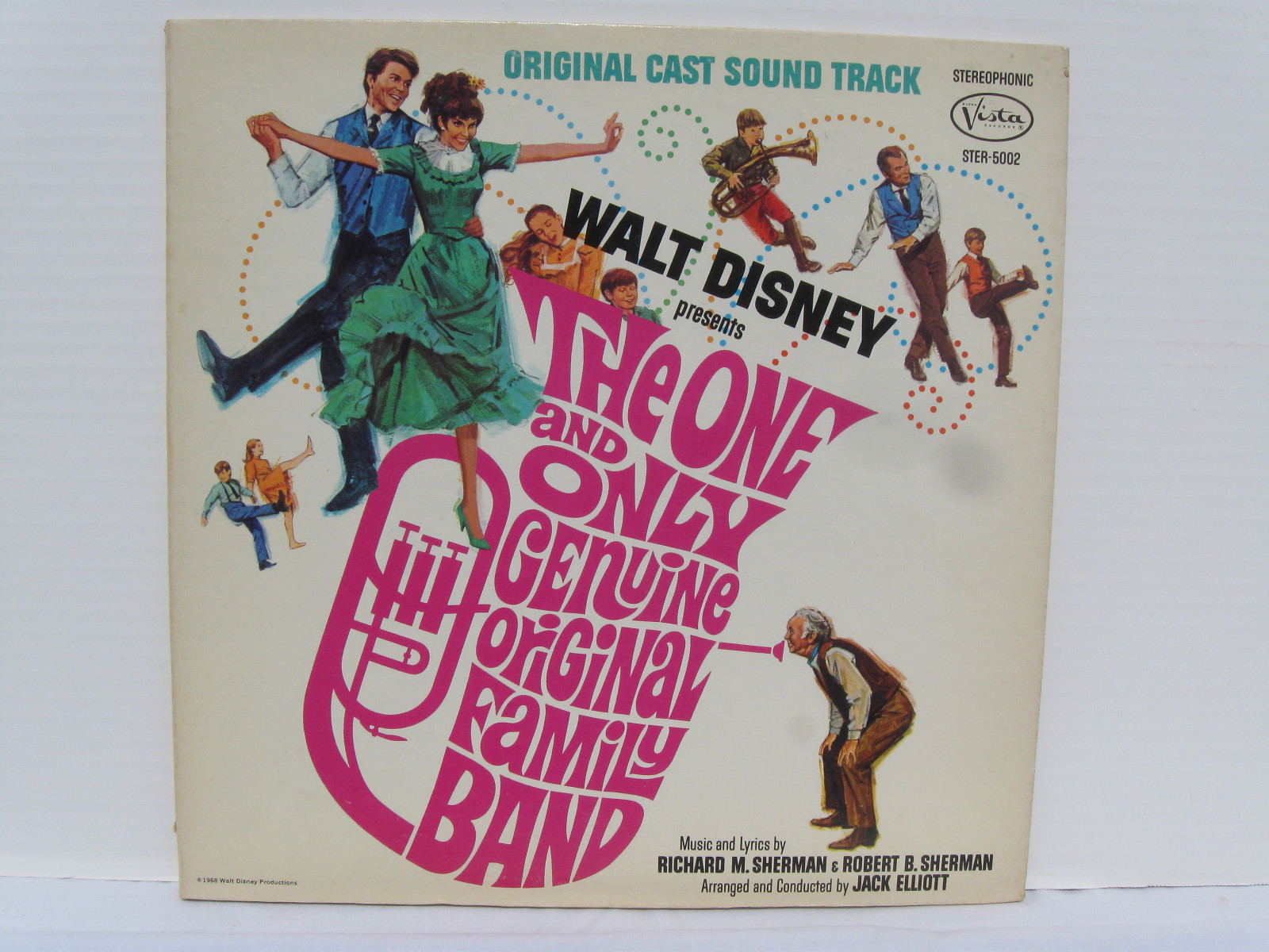 One and Only Genuine Family Band vinyl LP 1968 NM Walt Disney w/ booklet