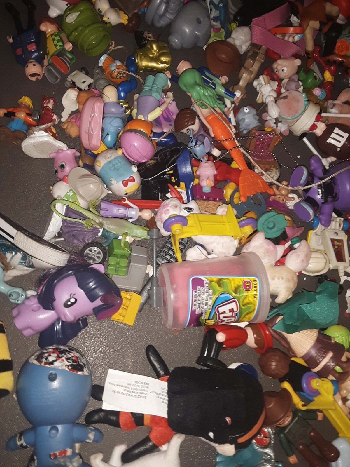 Insane Lot of 200+ Vintage variety toy lot. Please see photos,selling as lot#175