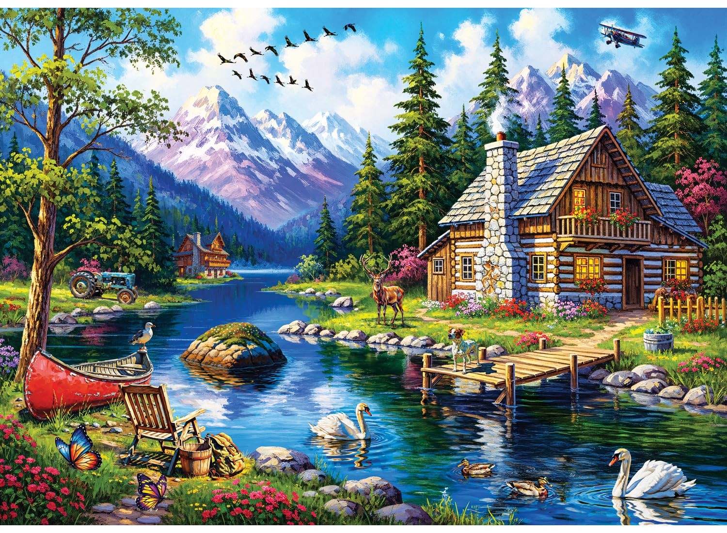 Anatolian Puzzle -Riverside, 3000 Piece Puzzle, #4937
