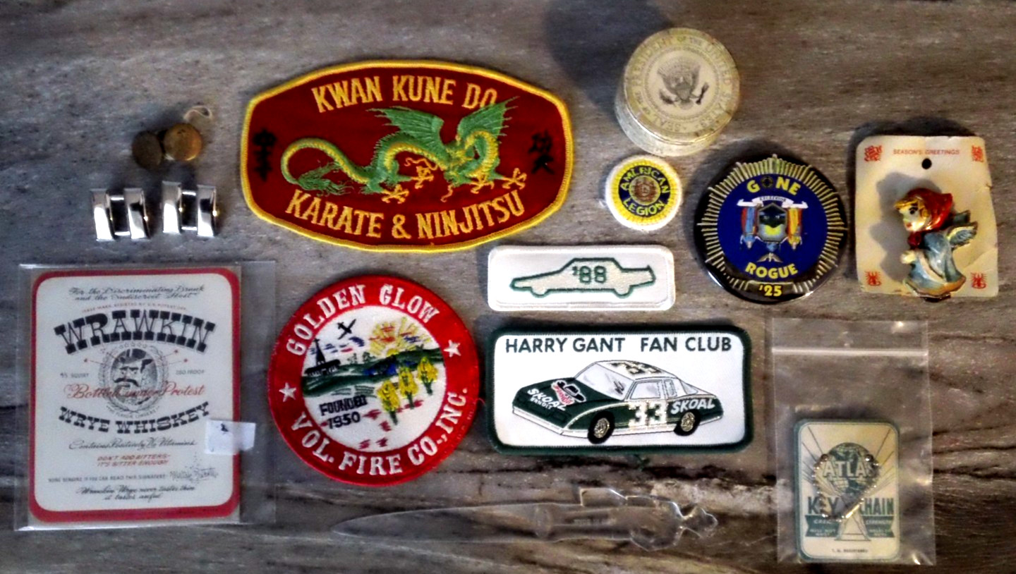 Lot of Patches, Pins, Buttons, Captain Bars & More.