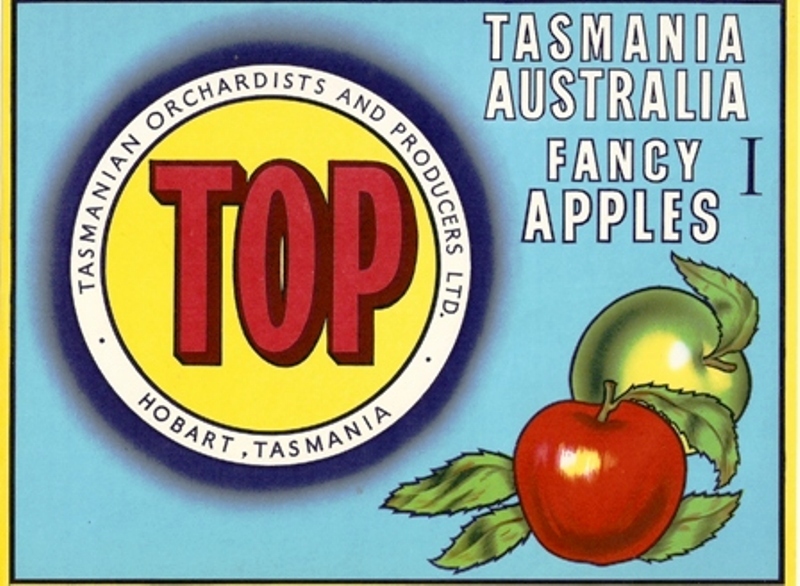Trader’s Pack A- 24 Original Tasmanian Apple Box Labels Fruit Wall Art Poster