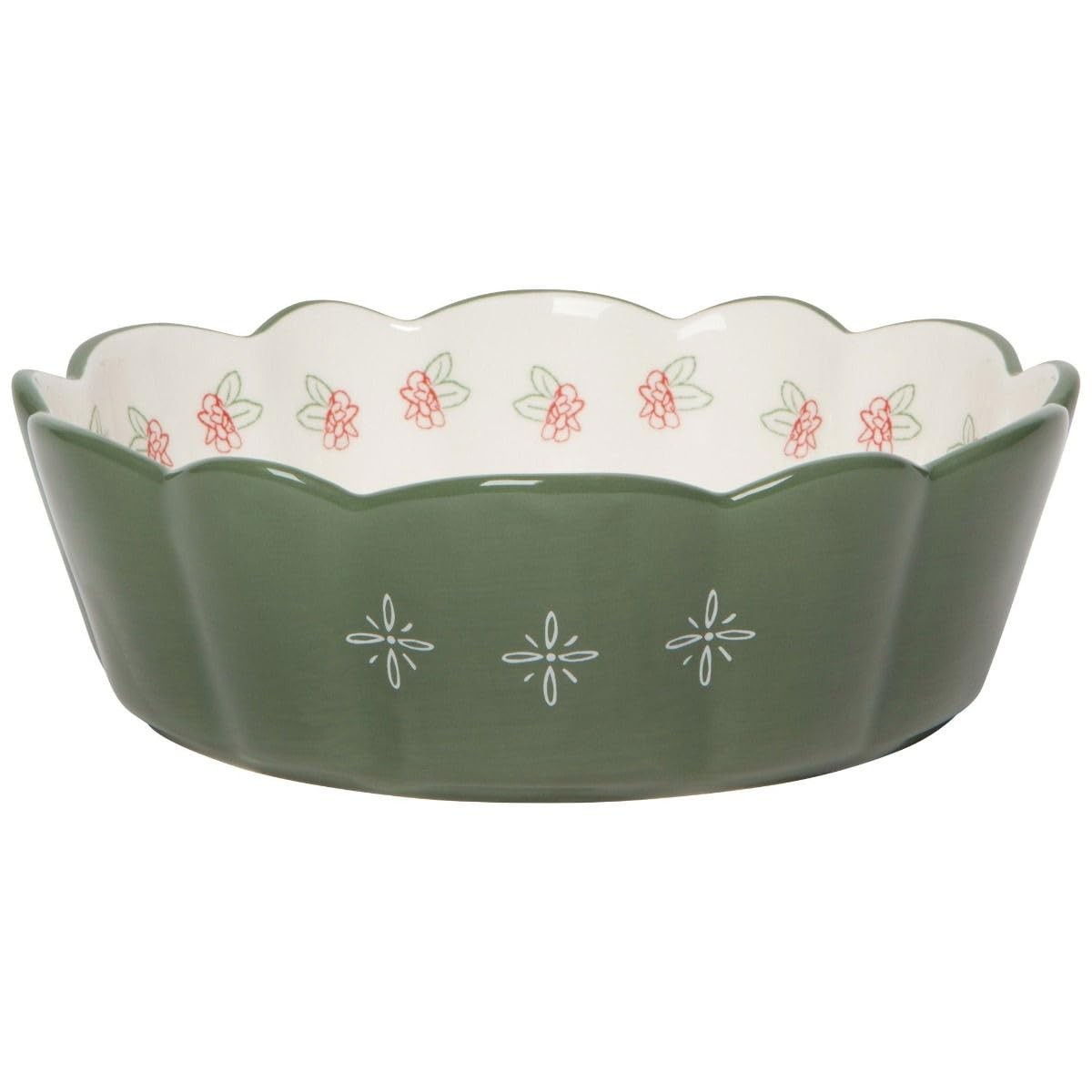 Danica Heirloom Stoneware Farmhouse Style 8 inch Bowl, 40 oz, Sage Green