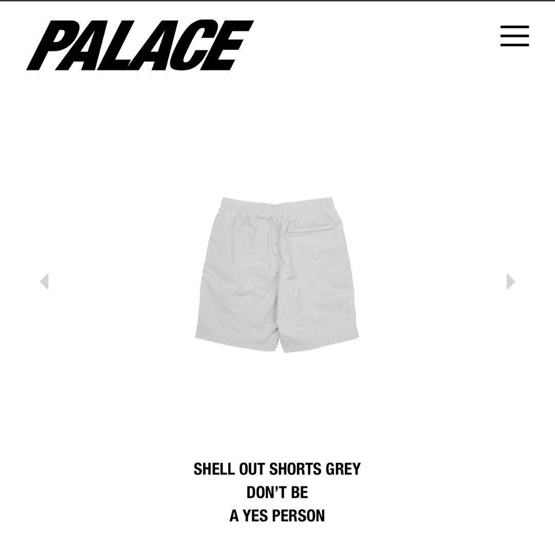 PALACE SHELL OUT SHORTS GRAY