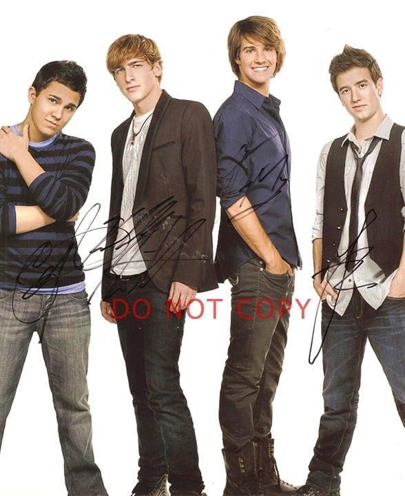 Big Time Rush band SIGNED reprint 8×10 Photo #3 Autographed RP