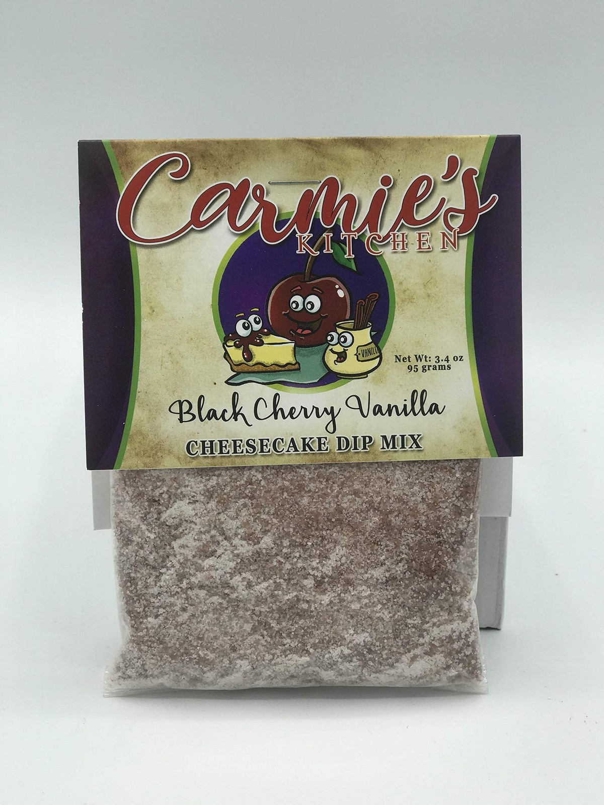 Carmie’s Kitchen Black Cherry Vanilla Cheesecake Dip Mix