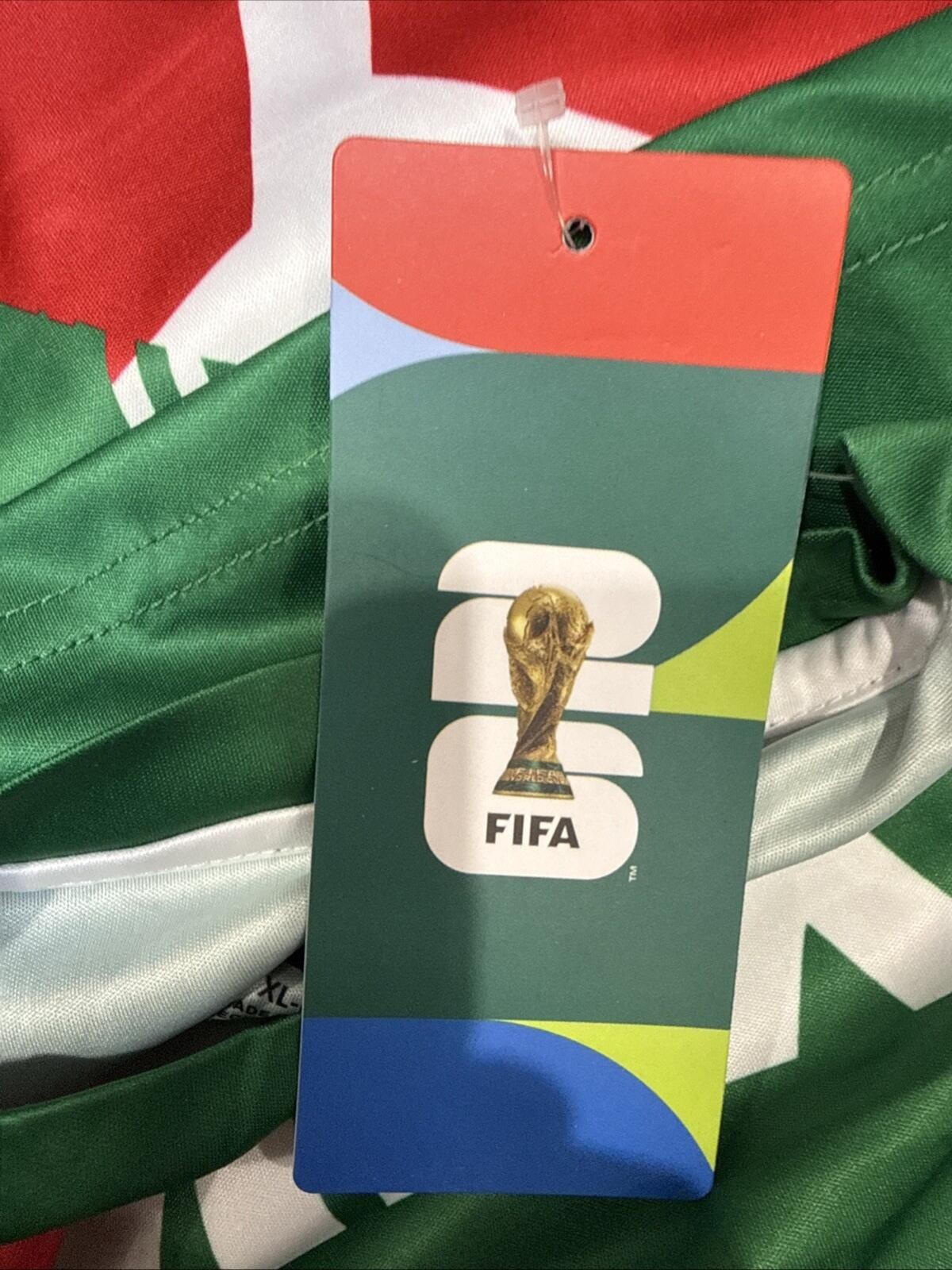 FIFA Mexico World Cup 2026 V Neck Jersey Tee Men’s Size XL