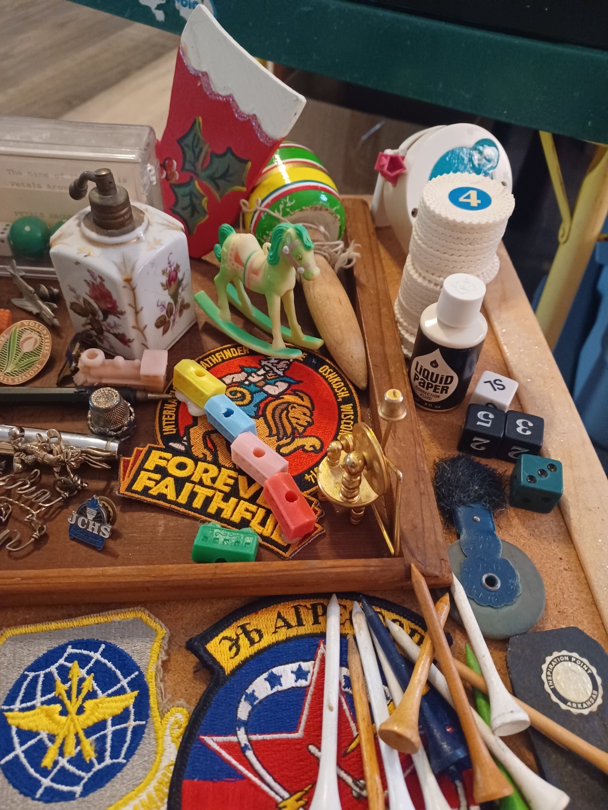 Junk Drawer Lapel Pins Patches Tokens Vintage Smalls & Miscellaneous Items