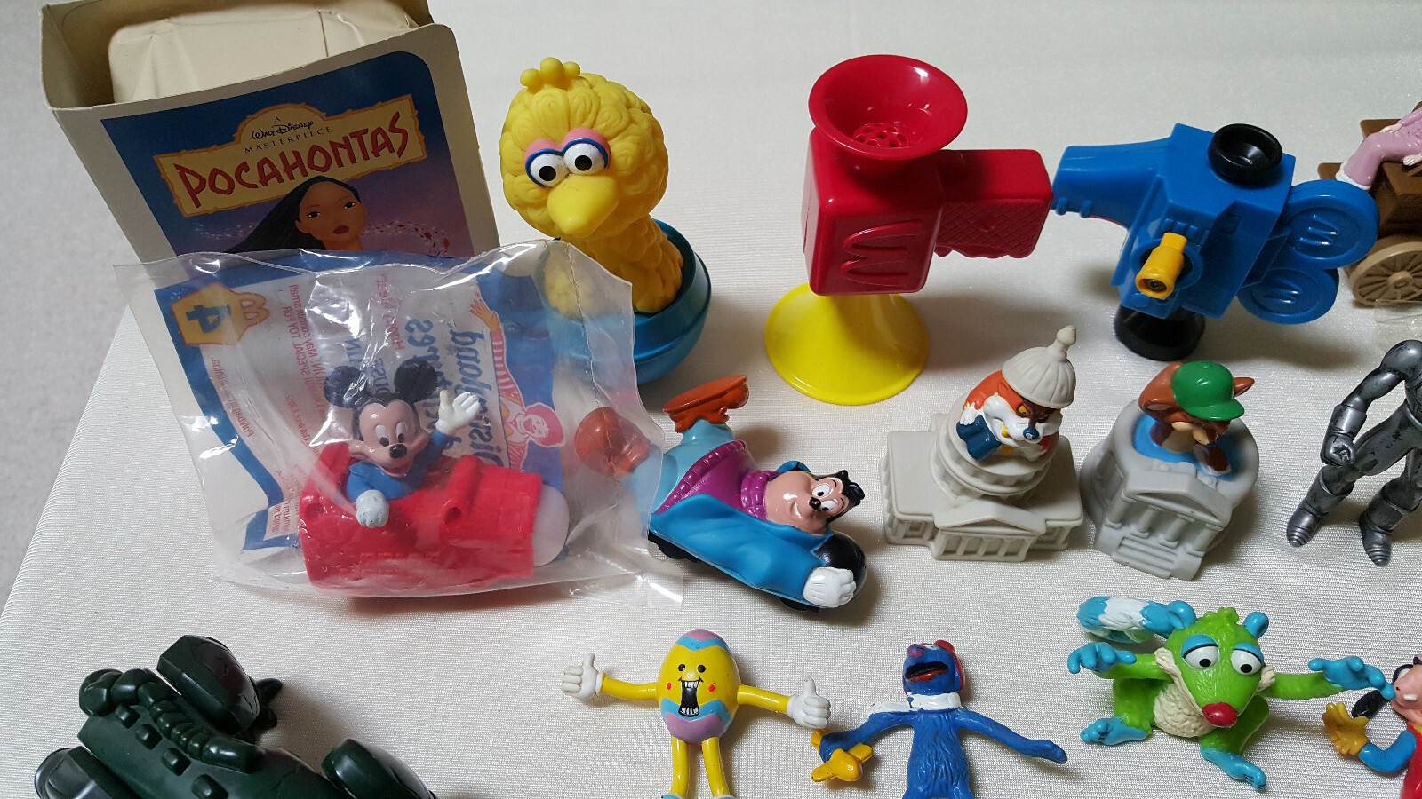Lot of 40 Collectible Children’s Toys NIB & Used McDonalds, Disney, BK, Etc
