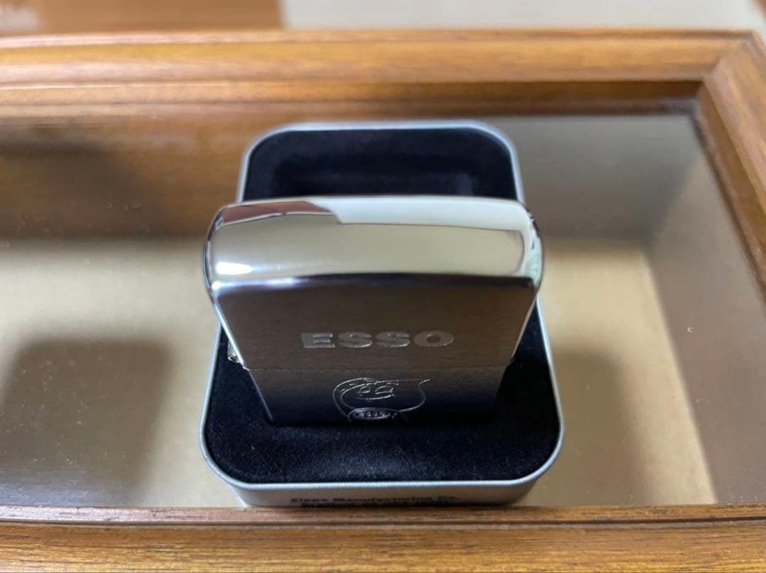 Zippo Esso Boy Etching Processing Promotional Not for Sale Product Made in 2002