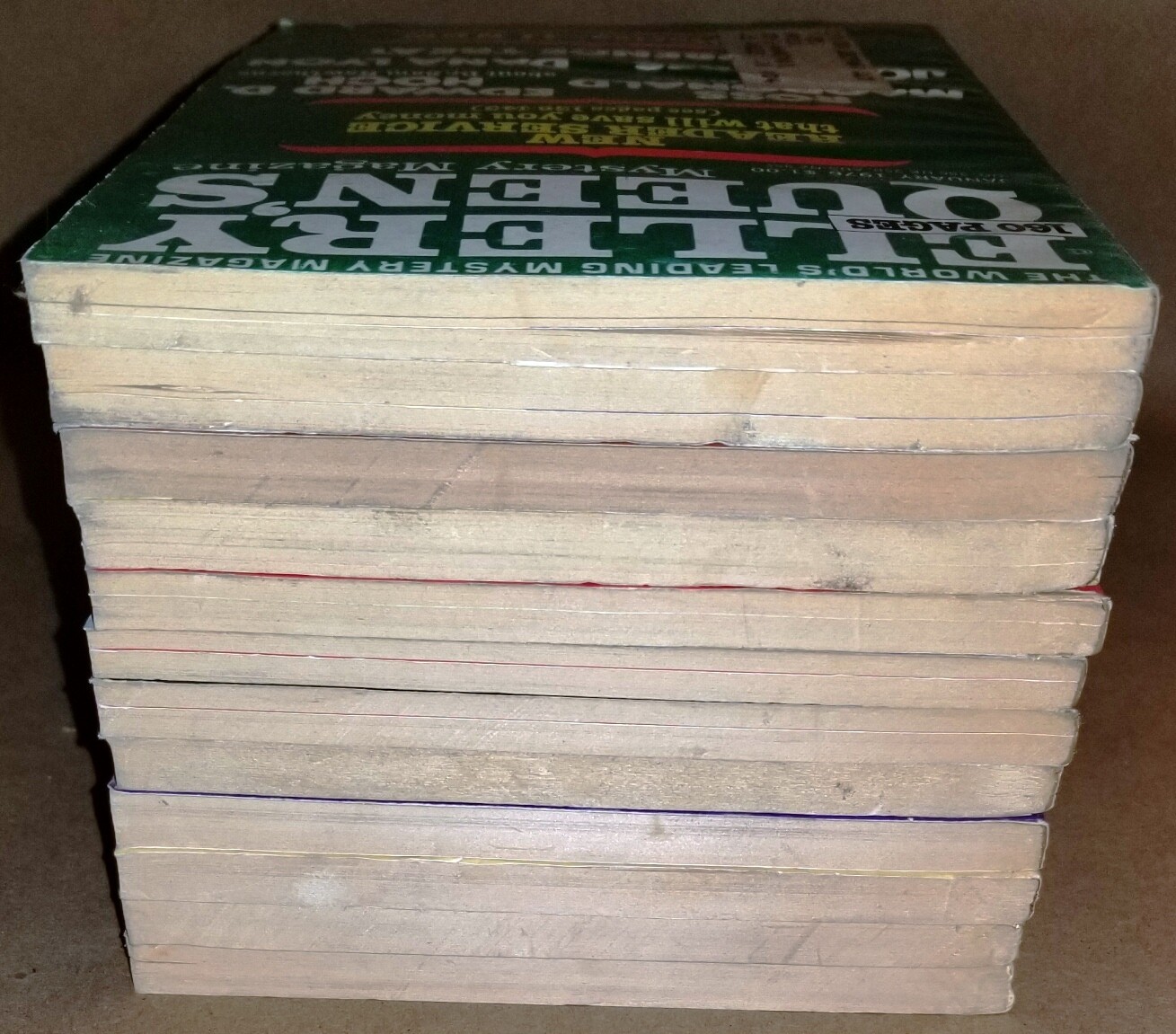 1976 Set of Ellery Queen’s Mystery Magazine 12 Lot /Agatha Christie Isaac Asimov