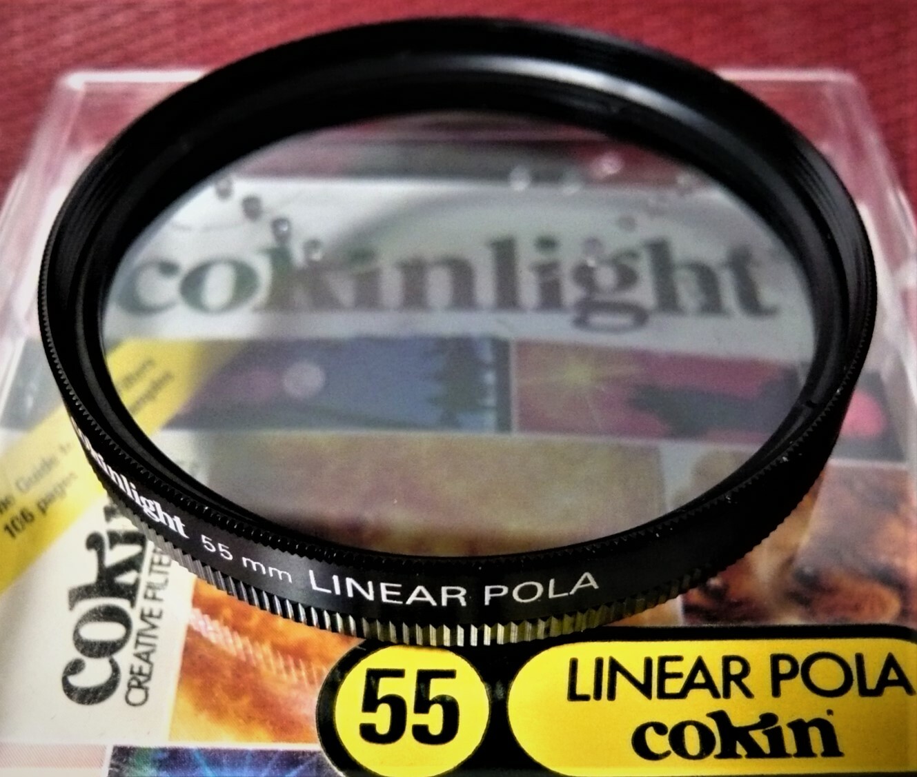 55mm Linear Polarizer COATED Optical Filter by Cokinlight. France . NEW !