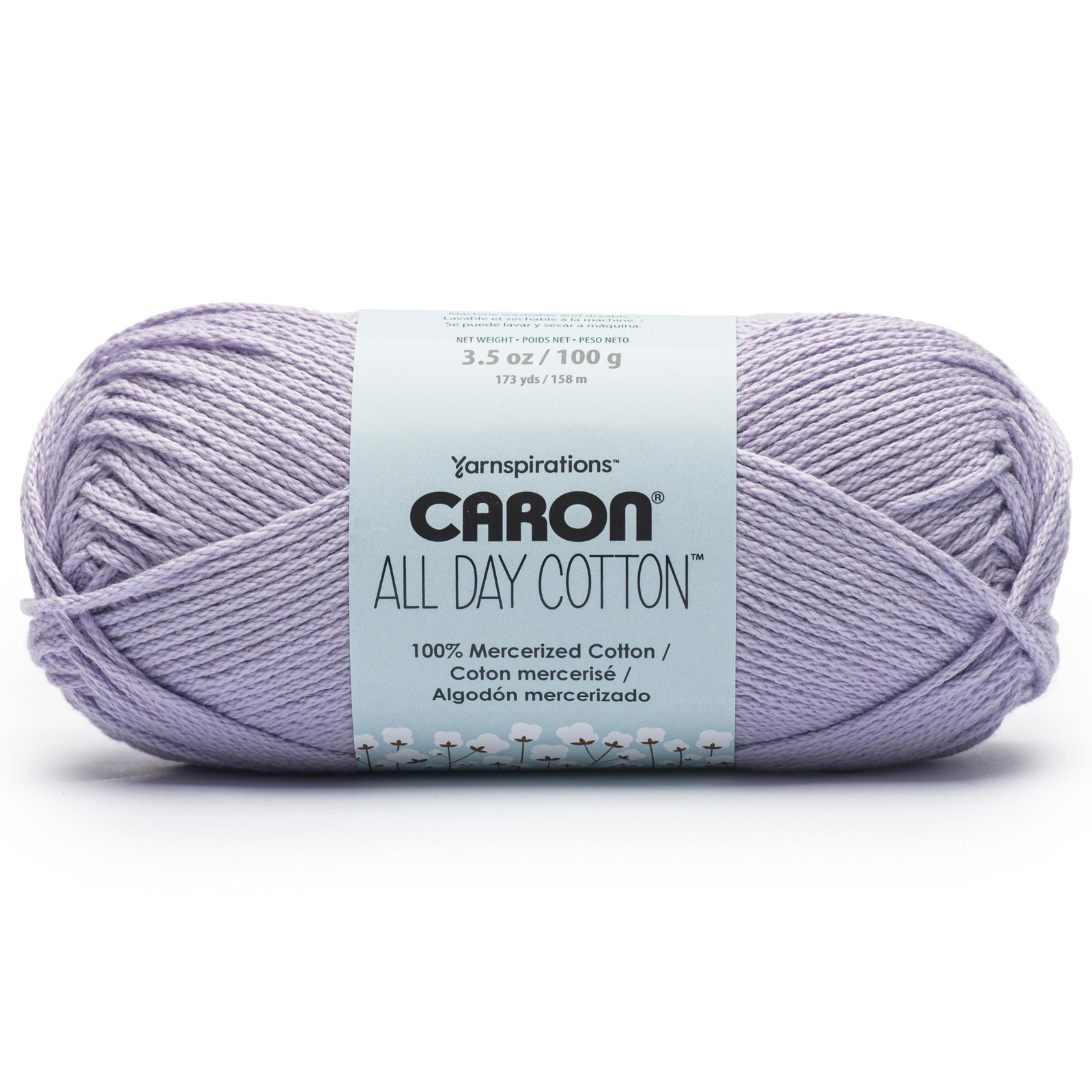 Caron Cotton Yarn-Grape Popsicle