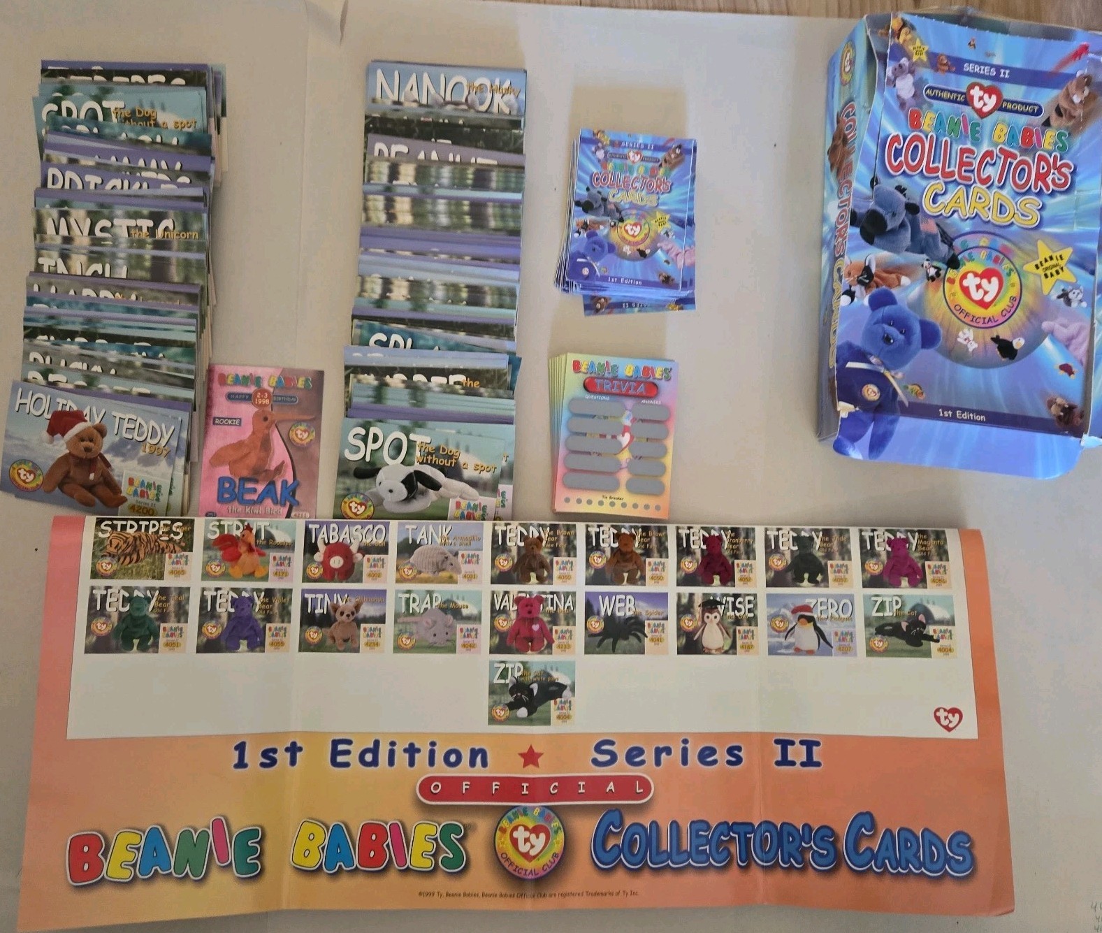 Ty Beanie Babies Collector’s Cards Lot