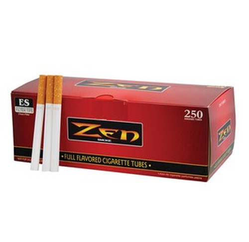 ZEN Red Full Flavor King Size – 5 Boxes – 250 Tubes Box RYO
