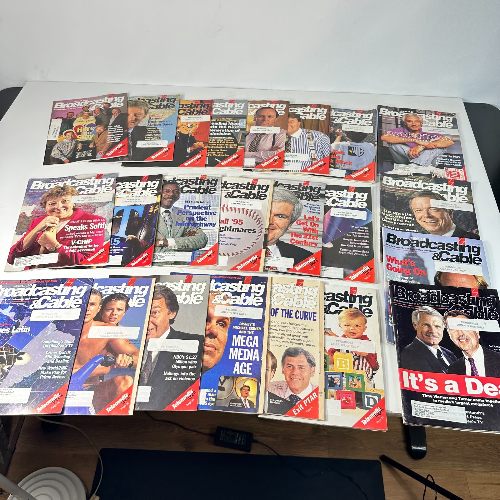 800+ HUGE Lot Broadcasting & Cable Magazines Vintage TV Radio History 1990-2000s
