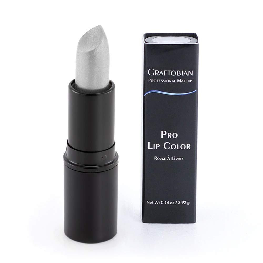 Graftobian Lipstick Silver – Long-Wear, Semi-Matte, HD Color for All Skin Tones
