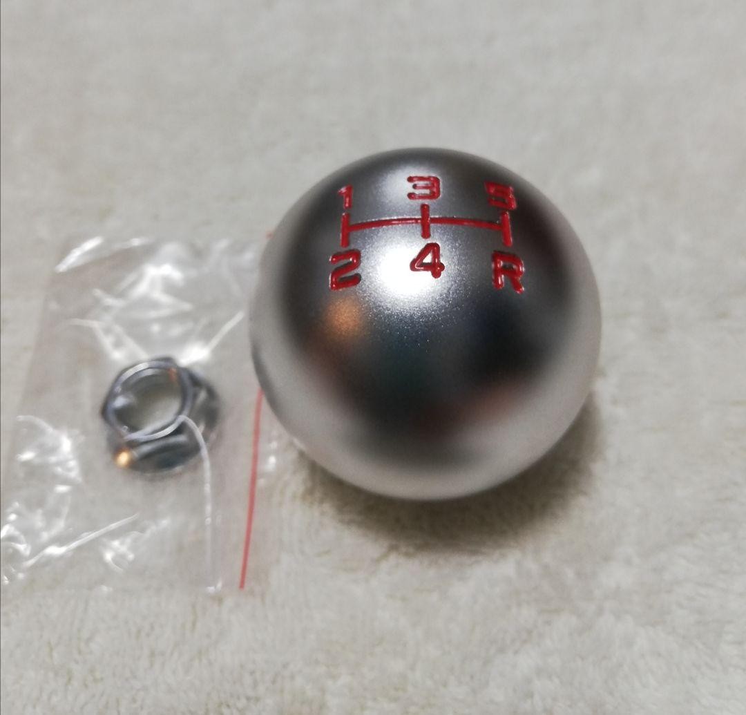 Silver Aluminum 5 Speed ​​Shift Knob EG6 EK4 CL1 Fit Mugen