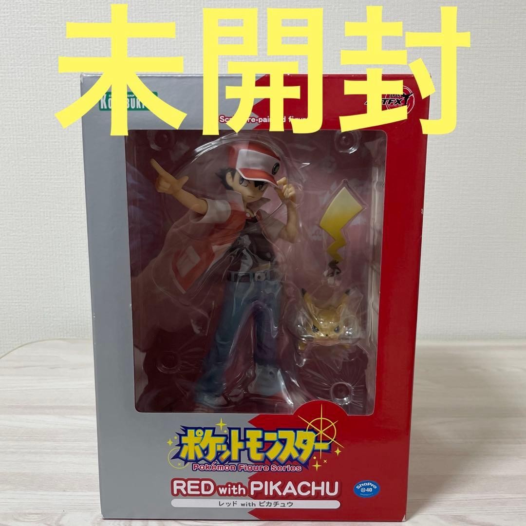 Pokemon 1/8 scale Kotobukiya figure red Pikachu Satoshi