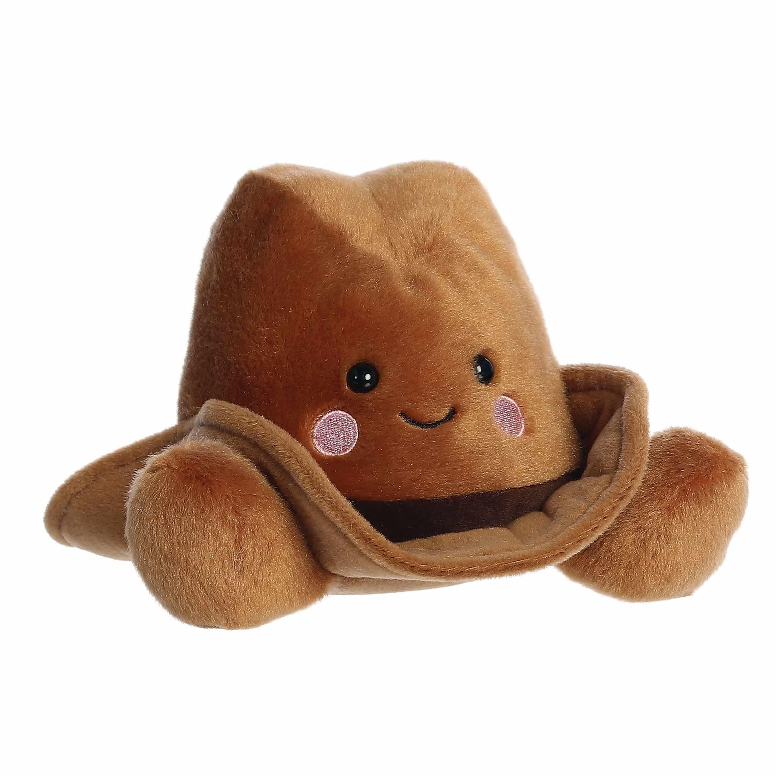 Aurora Palm Pals Orville Cowboy Hat Plush Brown 8in Toy