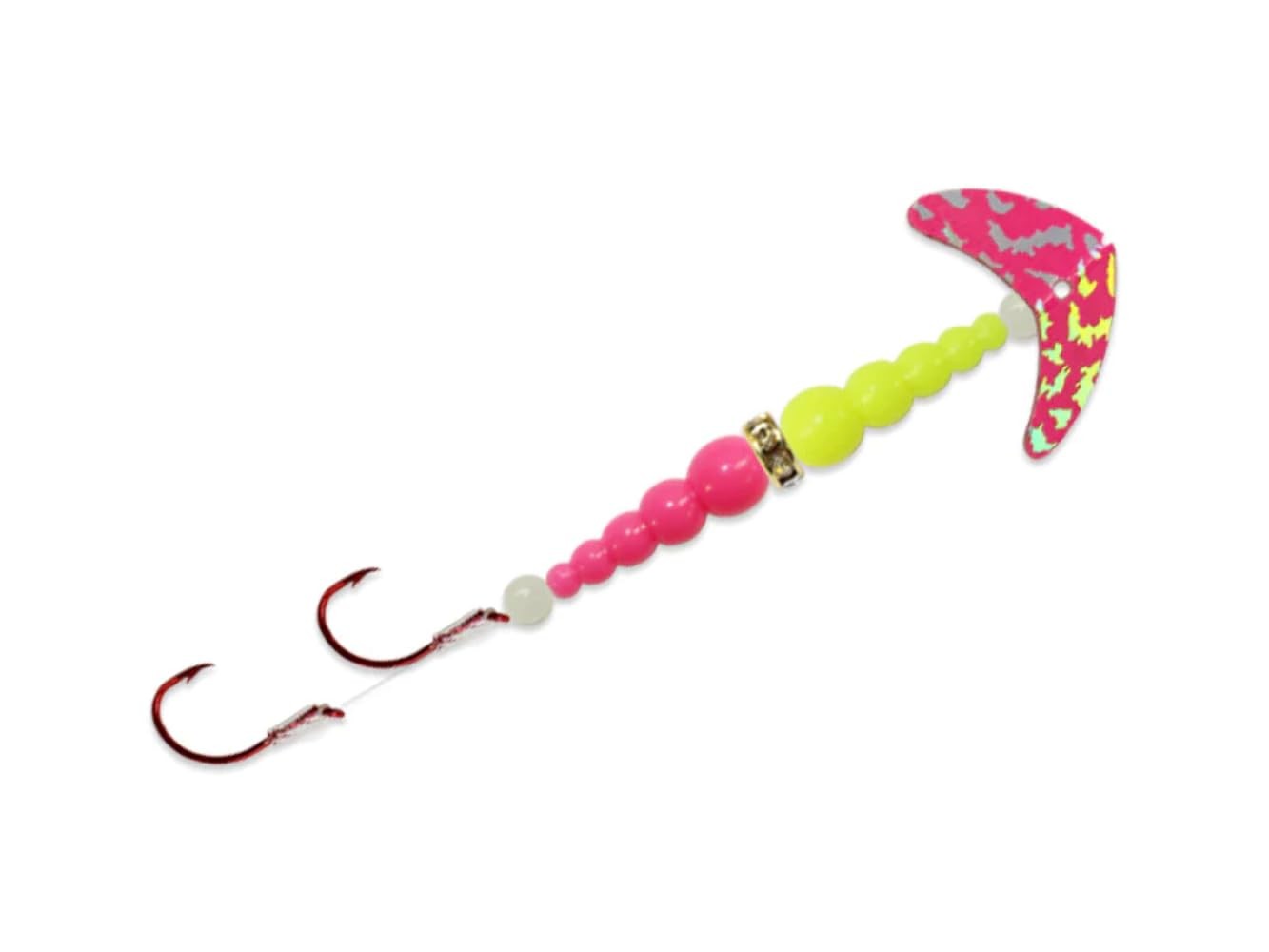 Mack’s Lure Double Whammy Kokanee Pro Steel Multicolor 10lb 48 Inch Functional