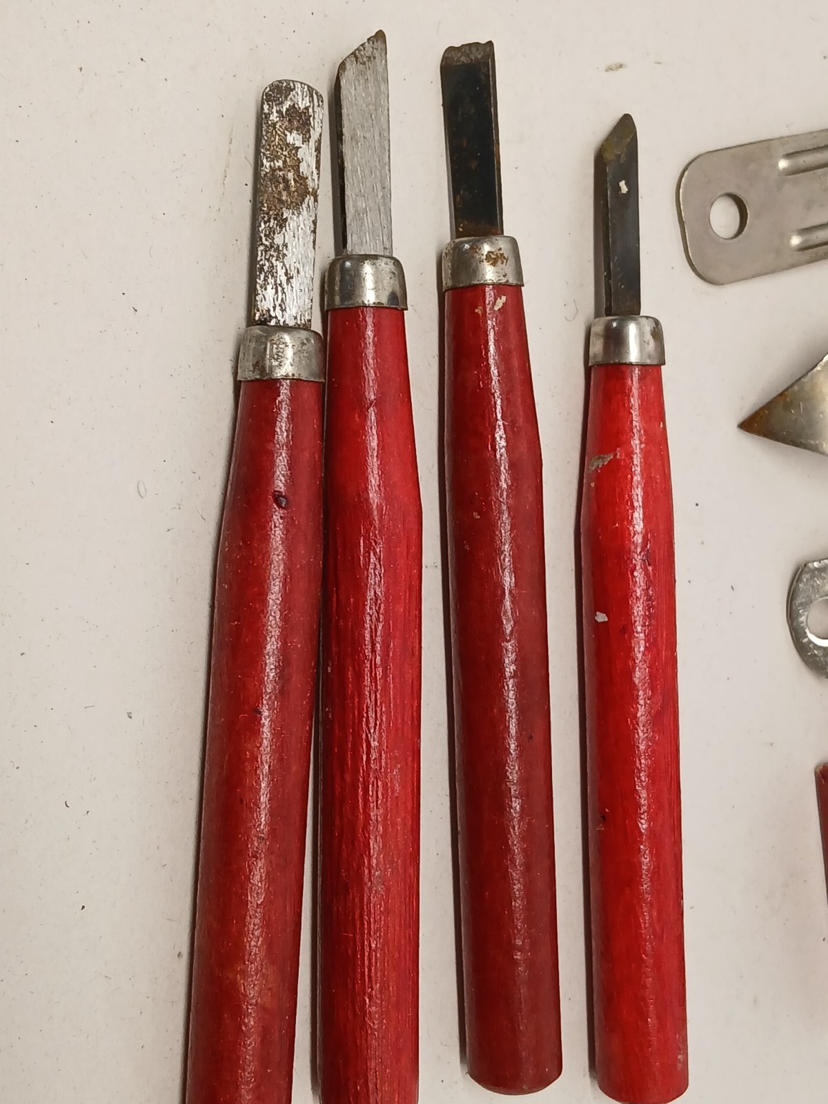 Vintage Estate Junk Drawer Lot Ray-Ban Starrett Swiss Army Knife Michigan Advert