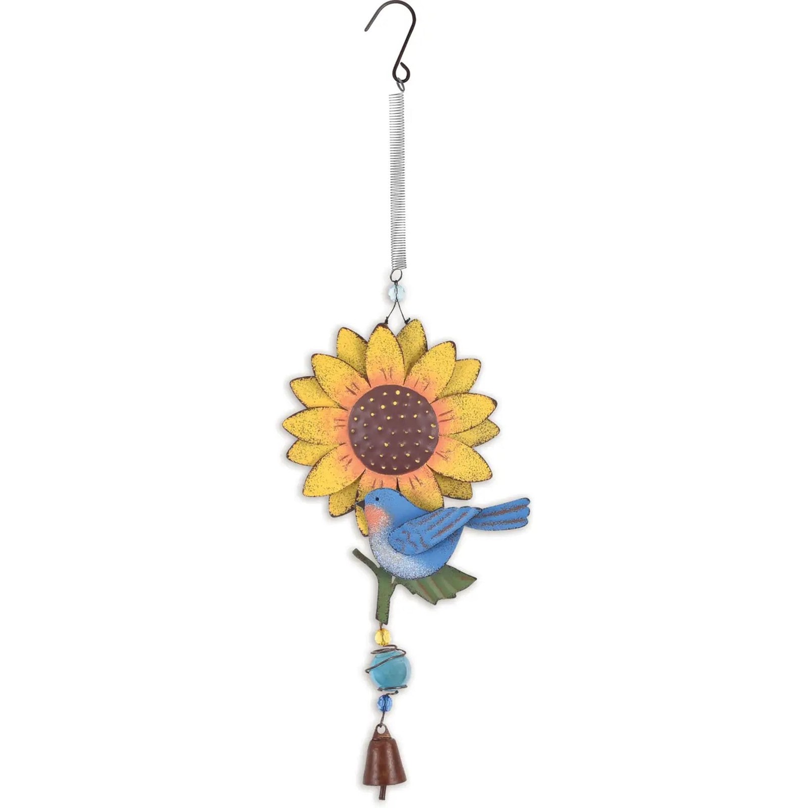 Sunset Vista Designs Blue Bird and Sunflower Bouncy, 11.5-inch Height