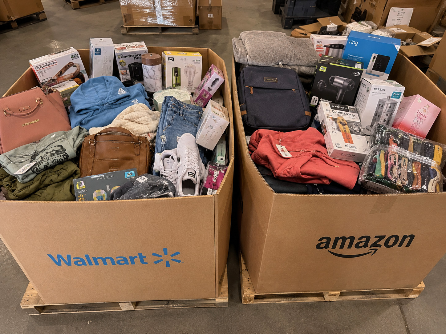 Amazon Retail Overstock Consumer Products Ready for Resale