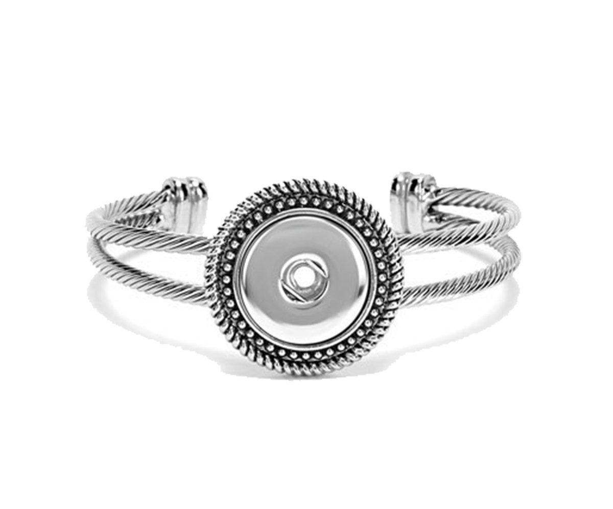 Ginger Snaps Snap Rope Bangle Bracelet, Standard Size, Interchangeable Jewelry